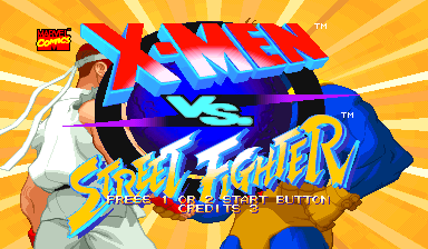 X-Men Vs. Street Fighter (Euro 961004)